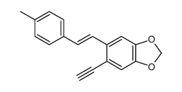 5-ethynyl-6-[2-(4-methylphenyl)ethenyl]-1,3-benzodioxole Structure