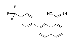 2-[4-(trifluoromethyl)phenyl]quinoline-8-carboxamide Structure