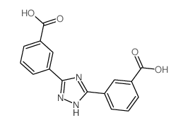 3,3'-(1H-1,2,4-triazole-3,5-diyl)dibenzoic acid Structure