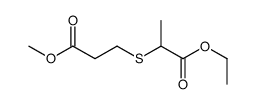 ethyl 2-(3-methoxy-3-oxopropyl)sulfanylpropanoate Structure