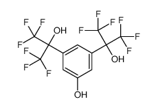 2,2'-(5-Hydroxy-1,3-phenylene)bis(1,1,1,3,3,3-hexafluoropropan-2-ol)结构式