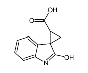 2'-Oxospiro[cyclopropane-1,3'-indoline]-2-carboxylic acid结构式