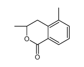 (3R)-3,5-dimethyl-3,4-dihydroisochromen-1-one结构式