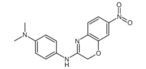 4-N,4-N-dimethyl-1-N-(7-nitro-2H-1,4-benzoxazin-3-yl)benzene-1,4-diamine结构式