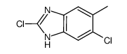 2,6-二氯-5-甲基-1H-1,3-苯并二唑结构式