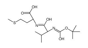 (2S)-2-[[(2S)-3-methyl-2-[(2-methylpropan-2-yl)oxycarbonylamino]butanoyl]amino]-4-methylsulfanylbutanoic acid Structure