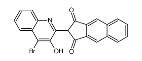 2-(4-bromo-3-hydroxyquinolin-2-yl)cyclopenta[b]naphthalene-1,3-dione Structure