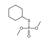 dimethoxyphosphorylsulfanylcyclohexane结构式