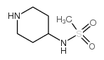 N-(PIPERIDIN-4-YL)METHANESULFONAMIDE Structure