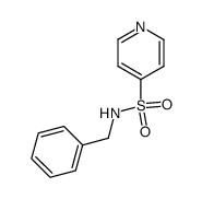 N-benzylpyridine-4-sulfonamide结构式