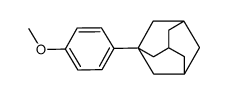 1-(4-methoxyphenyl)adamantane结构式