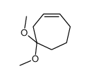 4,4-dimethoxycycloheptene Structure