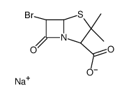 sodium [2S-(2alpha,5alpha,6alpha)]-6-bromo-3,3-dimethyl-7-oxo-4-thia-1-azabicyclo[3.2.0]heptane-2-carboxylate picture