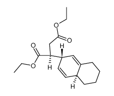 diethyl (S)-2-((2S,4aS)-2,4a,5,6,7,8-hexahydronaphthalen-2-yl)succinate Structure