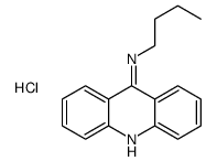 9-Butylaminoacridine hydrochloride结构式