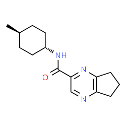 5H-Cyclopentapyrazine-2-carboxamide,6,7-dihydro-N-(trans-4-结构式