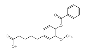 Benzenepentanoic acid, 4-(benzoyloxy)-3-methoxy- picture