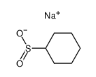 Cyclohexanesulfinic acid sodium salt Structure