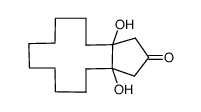 3,14-dihydroxycyclopentadecanone Structure