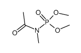 N-methyl-N-acetyldimethylphosphoramidate结构式