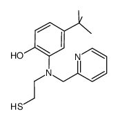 2-[N-(2-mercaptoethyl)-N-(2-pyridylmethyl)]amino-4-tert-butylphenol Structure