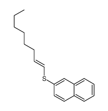 2-oct-1-enylsulfanylnaphthalene结构式