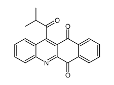 12-(2-methylpropanoyl)benzo[b]acridine-6,11-dione Structure