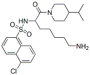 4-Isopropyl-1-[7-amino-2-[[(5-chloro-1-naphthalenyl)sulfonyl]amino]-1-oxoheptyl]piperidine picture