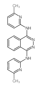 1,4-Phthalazinediamine,N1,N4-bis(6-methyl-2-pyridinyl)- structure