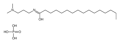 N-[3-(dimethylamino)propyl]palmitamide phosphate Structure