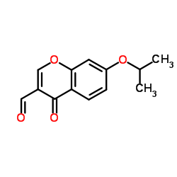 7-Isopropoxy-4-oxo-4H-chromene-3-carbaldehyde Structure