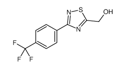 (3-[4-(TRIFLUOROMETHYL)PHENYL]-1,2,4-THIADIAZOL-5-YL)METHANOL结构式