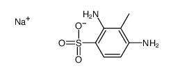 sodium 2,6-diaminotoluene-3-sulphonate Structure