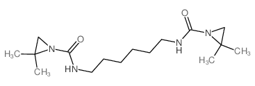 1-Aziridinecarboxamide,N,N'-1,6-hexanediylbis[2,2-dimethyl-结构式