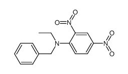 N-ethyl-N-benzyl-2,4-dinitro-aniline Structure