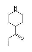 1-(哌啶-4-基)丙-1-酮结构式