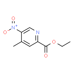 4-甲基-5-硝基吡啶甲酸乙酯结构式