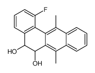 1-fluoro-7,12-dimethyl-5,6-dihydrobenzo[a]anthracene-5,6-diol Structure