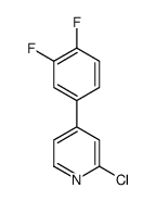 2-chloro-4-(3,4-difluorophenyl)pyridine Structure