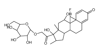 dexamethasone 21-glucoside结构式