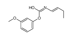 (3-methoxyphenyl) N-but-1-enylcarbamate Structure