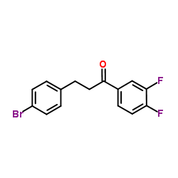 3-(4-Bromophenyl)-1-(3,4-difluorophenyl)-1-propanone图片