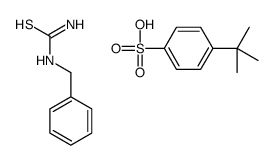 benzylthiourea,4-tert-butylbenzenesulfonic acid结构式