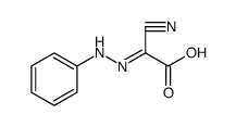 Acetic acid, 2-cyano-2-(2-phenylhydrazinylidene) Structure