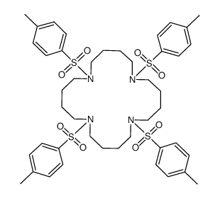 1,6,11,16-tetratosyl-1,6,11,16-tetraazacycloicosane Structure