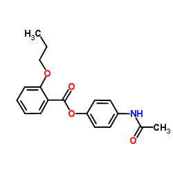 4-Acetamidophenyl 2-propoxybenzoate Structure