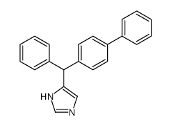 5-[phenyl-(4-phenylphenyl)methyl]-1H-imidazole structure