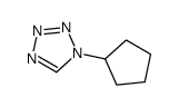 1-cyclopentyltetrazole结构式