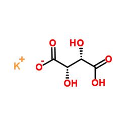 PotassiumD-tartratemonobasic structure