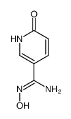 N'-hydroxy-6-oxo-1,6-dihydropyridine-3-carboximidamide Structure